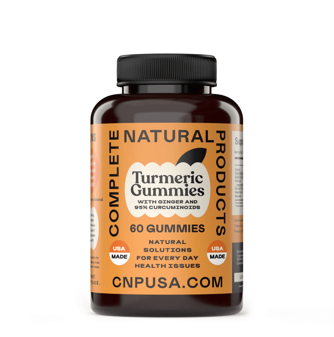 Organic Turmeric Gummies w/Ginger & Curcuminoids - Free Living Co