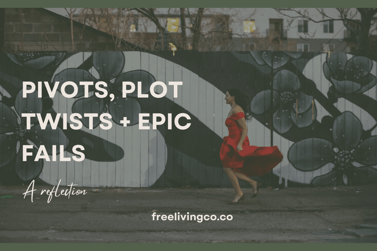 Pivots, Plots Twists, and Epic Fails:  a reflection