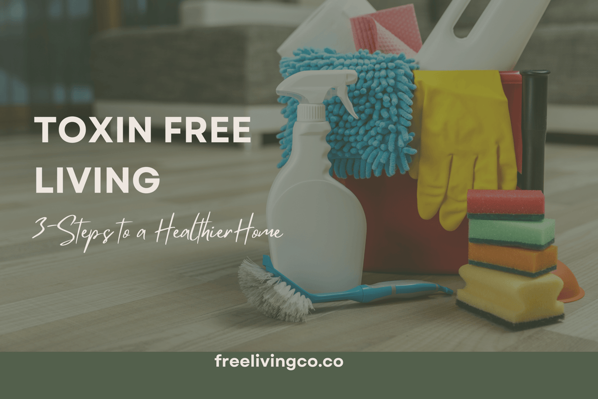 Toxin-Free Living: 3 Steps to a Healthier Home