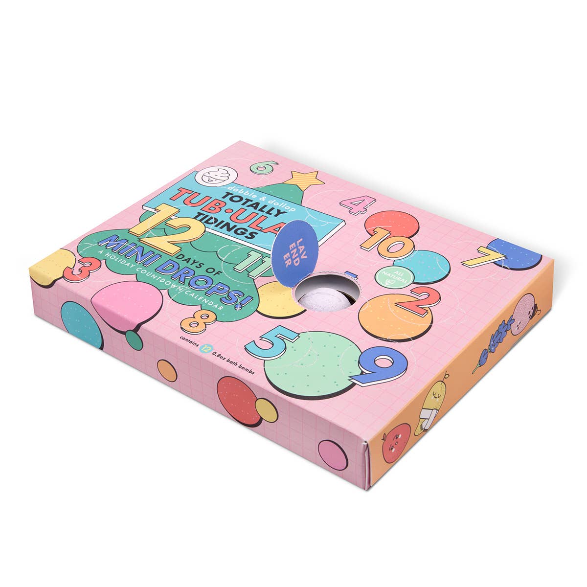 12 Days of Mini Drops® Bath Bomb Countdown Calendar