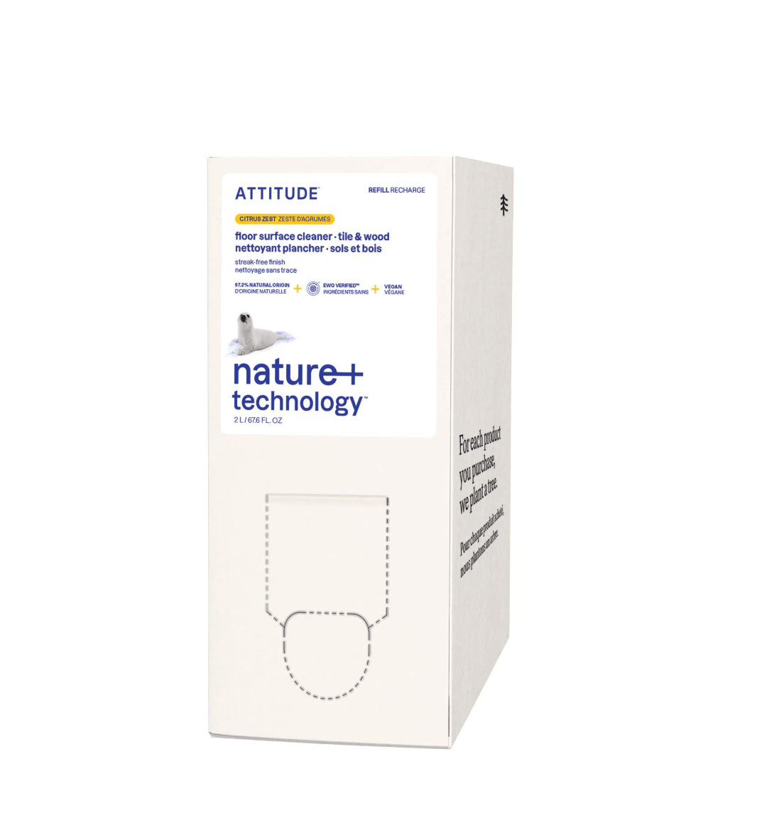 Attitude | Nature+ Floor Cleaner Tile + Wood