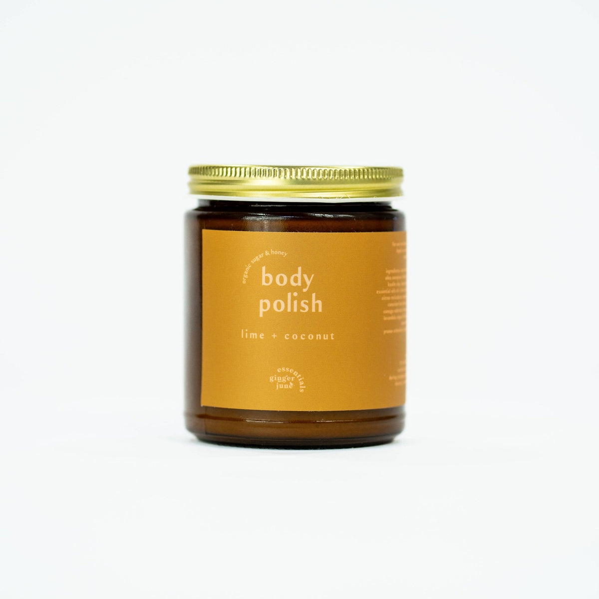 BODY POLISH • lime + coconut • 100% natural, Nothing Synthetic