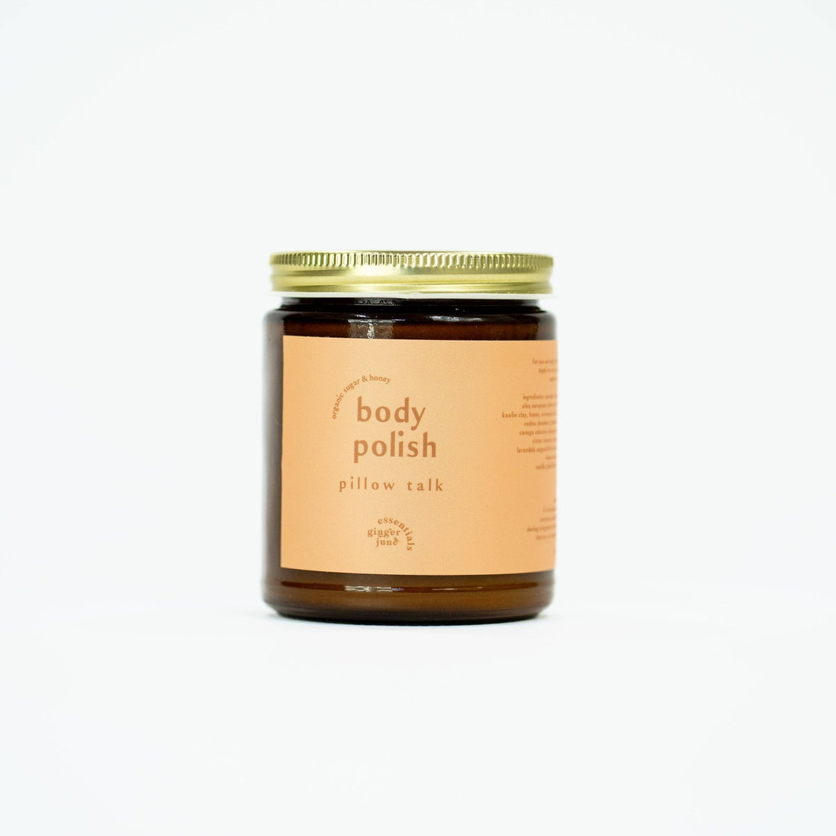 BODY POLISH • PILLOW TALK • 100% natural, nothing synthetic • 7 oz