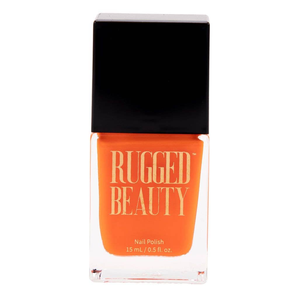 Construction Barrel Medium Orange Nail Polish