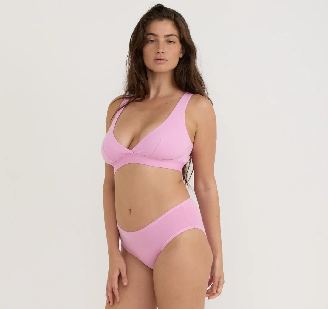 Core Rib Plunge Bralette