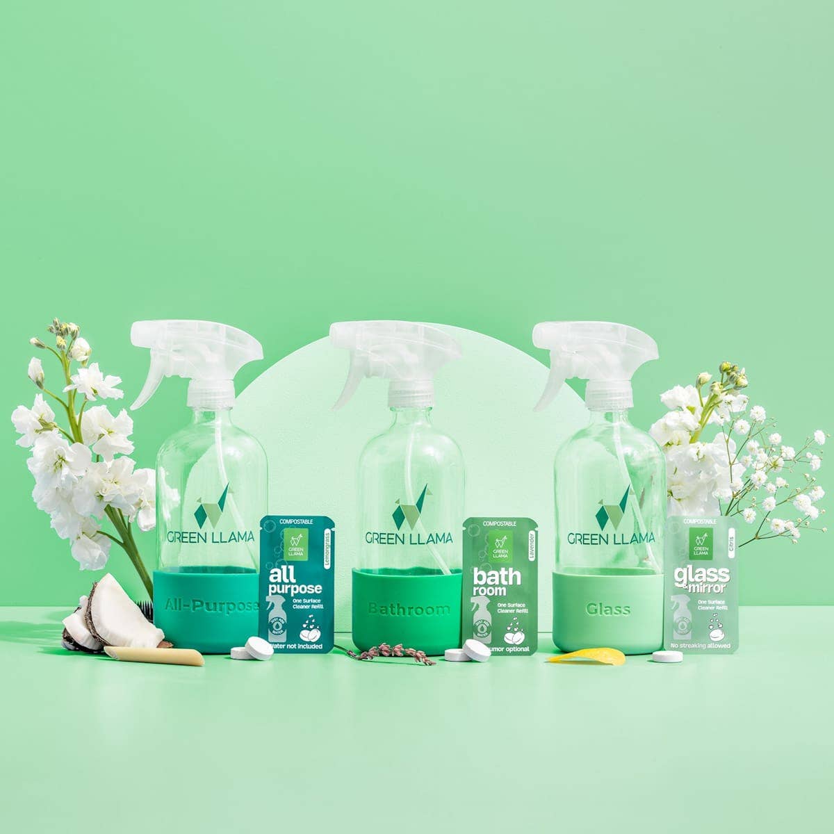 Green Llama Home Cleaning Kit