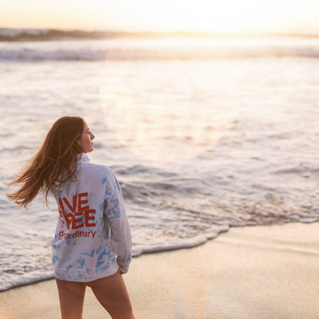 Live Free, Defy Ordinary - Super Soft Tie Dye Hoodie - Free Living Co