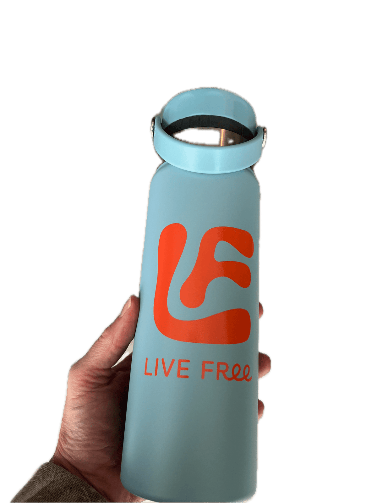 Live free water bottle