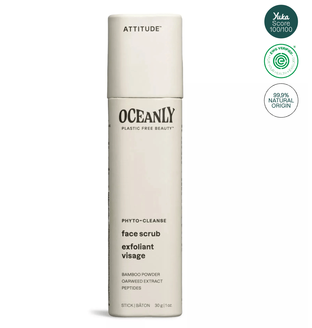 Oceanly Plastic Free Solid Face Scrub with Bamboo Powder
