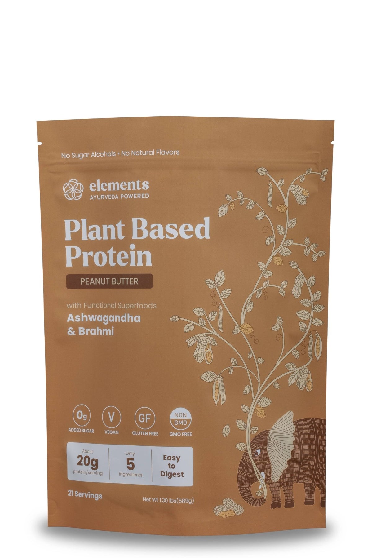 Plant Based Protein Powder: Peanut Butter (21 Servings)