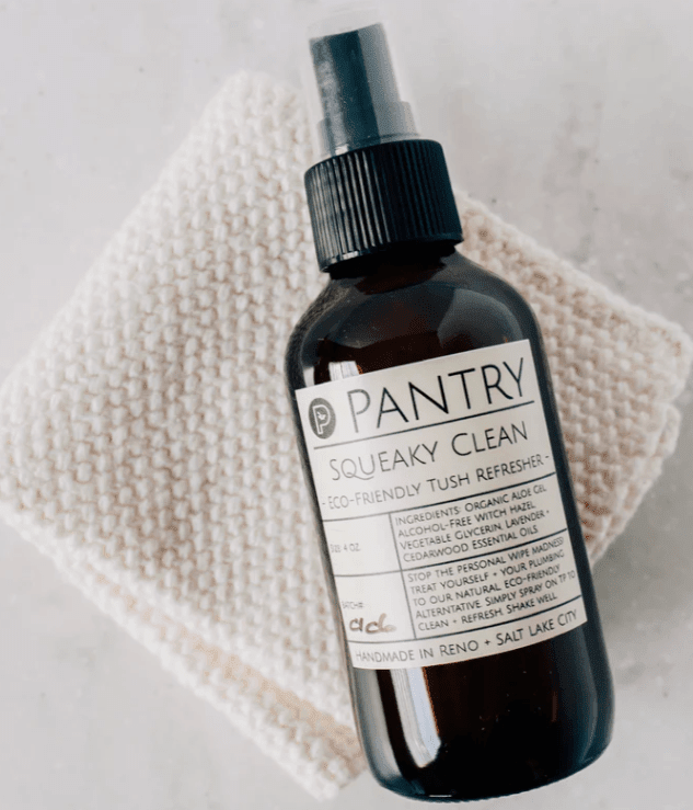 Squeaky Clean!  Eco-Friendly Tush Refresher