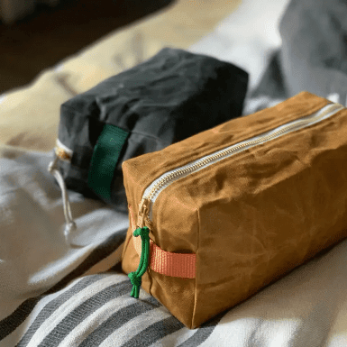 Waxed Canvas Dopp Kit